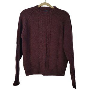 VINTAGE The Woolrich Women's Wool Sweater Maroon M